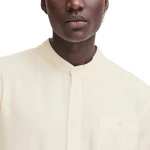BLEND BHBOBBY WOVEN MAO COLLAR LONGSLEEVE SHIRT MEN BLEND ΕΚΡΟΥ (20717861-110602)