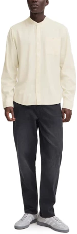 BLEND BHBOBBY WOVEN MAO COLLAR LONGSLEEVE SHIRT MEN BLEND ΕΚΡΟΥ (20717861-110602)