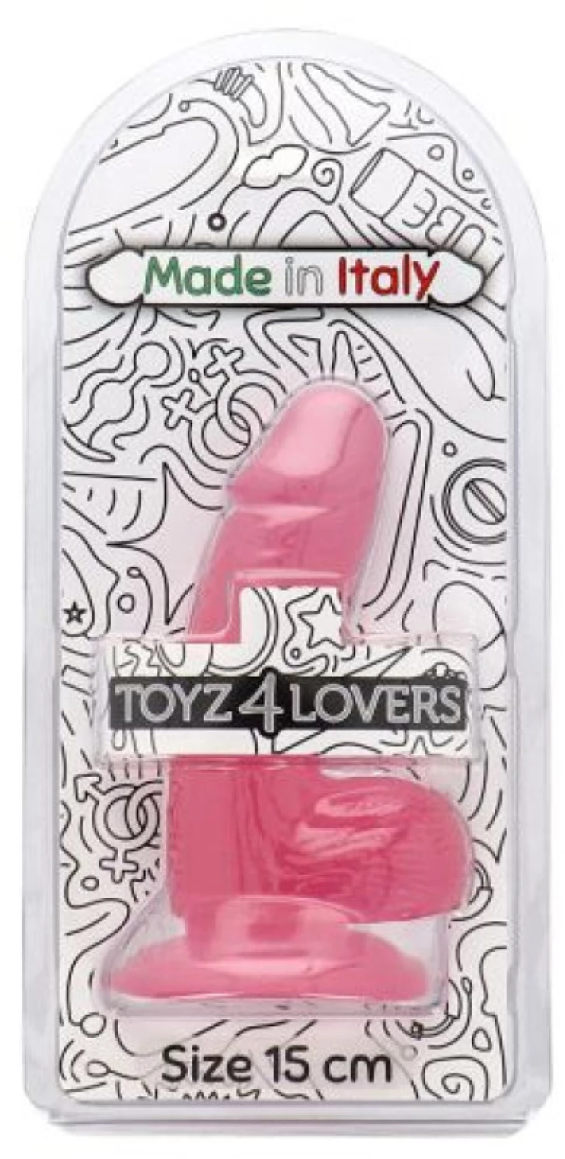 Transparent Pink Orazio Dildo