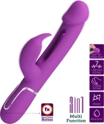 PRETTY LOVE KAMPAS with flicking-swinging tongue vibrator Purple