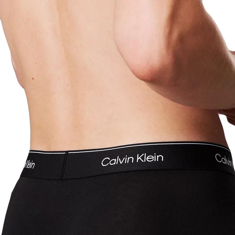 CALVIN KLEIN LOW RISE 3 PACK TRUNK MEN CALVIN KLEIN ΛΕΥΚΟ- ΜΑΥΡΟ (LV00NB4389-TM6)