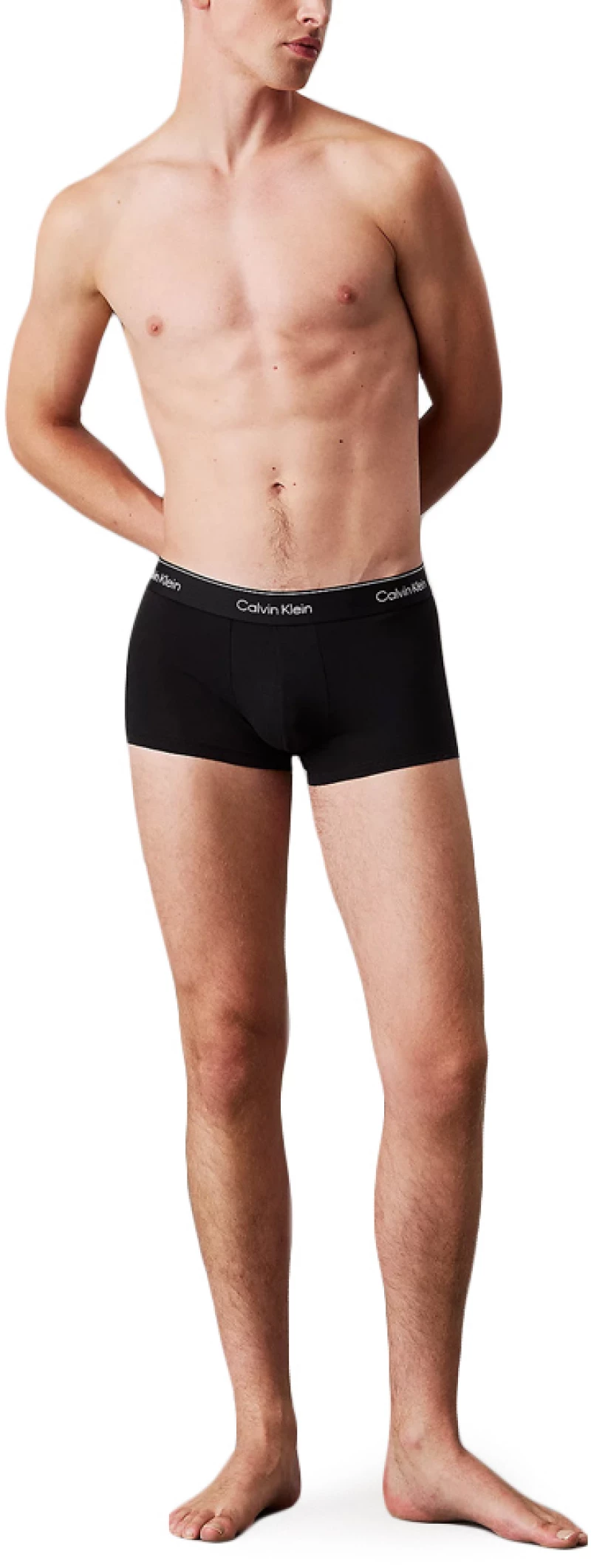 CALVIN KLEIN LOW RISE 3 PACK TRUNK MEN CALVIN KLEIN ΛΕΥΚΟ- ΜΑΥΡΟ (LV00NB4389-TM6)