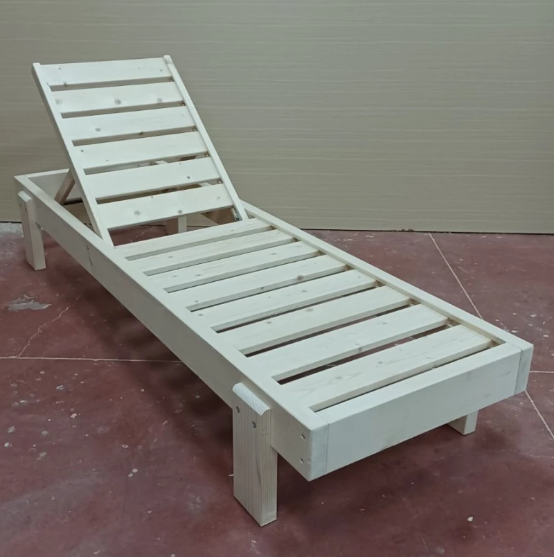 Aelia Ξαπλώστρα Kos ξύλινη 200x70x33cm