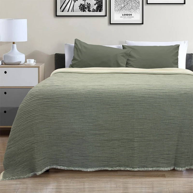LINO ΚΟΥΒΕΡΤΑ LASY KHAKI 230X240