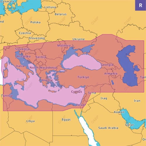 Χάρτης C-Map Reveal ΑΝ. ΜΕΣΟΓΕΙΟΣ
