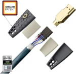 Oehlbach Flex Evolution Καλώδιο Υψηλής Ποιότητας HDMI 2.1 8K/60HZ με προστασία σπασίματος 1m ( Τεμάχιο)