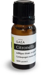 THINK GAEA Essential Oil Citronella, Αιθέριο Έλαιο Σιτρονέλλας - 10ml