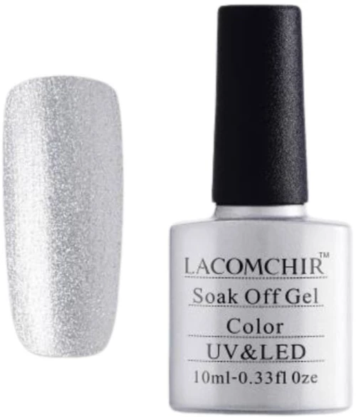 Lacomchir UV - LED Silver TD155 Diamond Sparkle 10ml