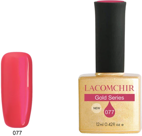 Lacomchir UV - LED Premium Gold 077 Miracle Coral 12ml