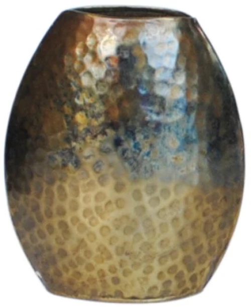 Βάζο μεταλλικό  Bronze/gold 14x8Η16,5cm