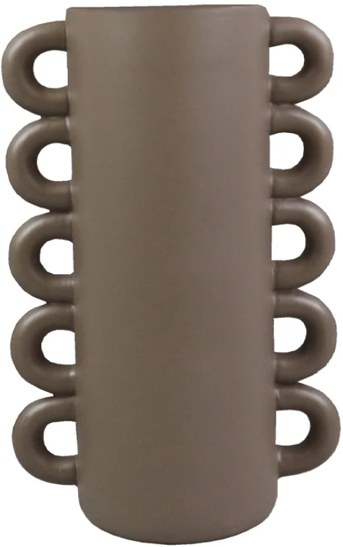 THYRA ΒΑΖΟ 16x10x25 POLYRESIN ΓΚΡΙINTHEBOX