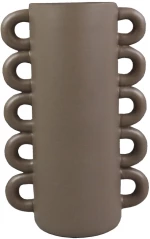 THYRA ΒΑΖΟ 16x10x25 POLYRESIN ΓΚΡΙINTHEBOX