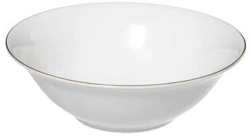 Σαλατιέρα πορσελ.  Λευκή Φ22 Η7,5cm