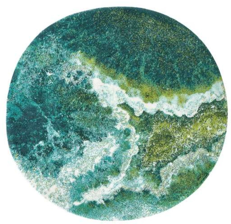 Χαλάκι Μπάνιου Abyss & Habidecor Aquazura  Στρογγυλό 100 εκ