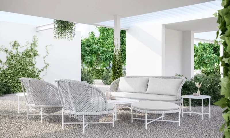 Montauk-3 Lounge Set of 7pcs - Αλουμίνιο