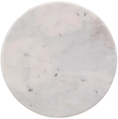 Πιατέλα marble λευκό Φ30