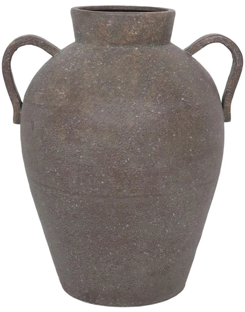 HYDRA ΒΑΖΟ 30x26x35 ΜΕΤΑΛΛΟ ΓΚΡΙINTHEBOX
