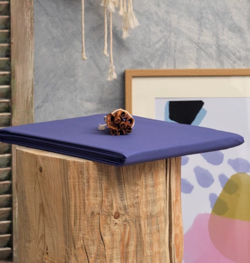 Σεντόνια Μονόχρωμα Melody - Blue Night, Flat 170x270