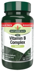 Vitamin B Complex Daily 180 tabs - Natures Aid