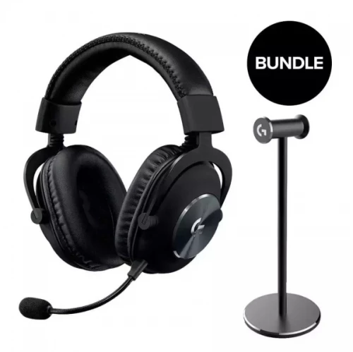 Logitech G Pro X & Premium Headset Stand Over Ear Gaming Headset με σύνδεση USB / 3.5mm