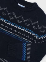 Mayoral Ζερσευ ζακαρ σχεδια Blue black 14-04344-015 Αγόρι