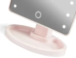 Gillian Jones - Hollywood mirror with Touch, LED light and USB-C - Rosa / Home and Kitchen