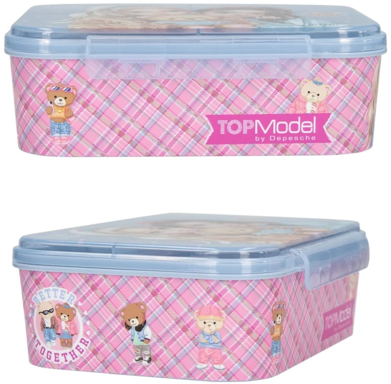 Topmodel - Lunchbox TEAM TEDDY - Pink / Home and Kitchen