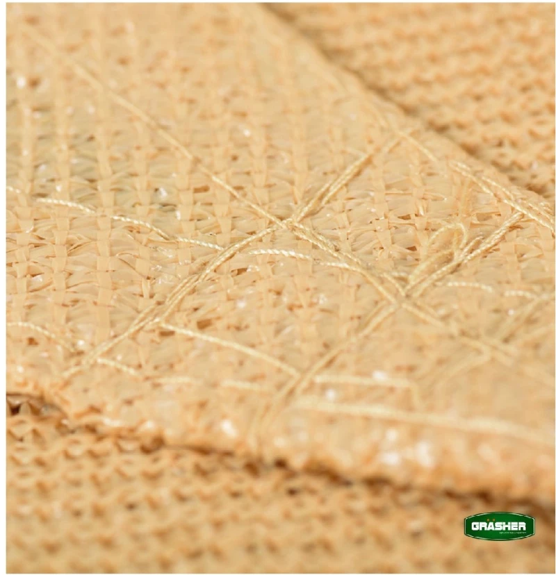 Grasher Ε220 Πανί σκίασης τρίγωνο με κρίκους 180gr/m²  5x5x5m Μπέζ / 103420