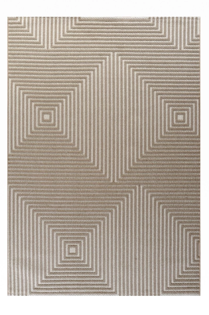 Tzikas Carpets 68983-ΜΠΕΖ-ΚΑΦΕ Χαλί MIRA 140x200