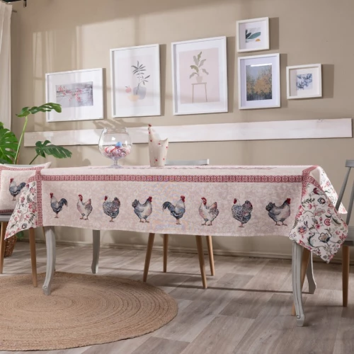 Τραπεζομάντηλο Rooster Teoran 140x140cm