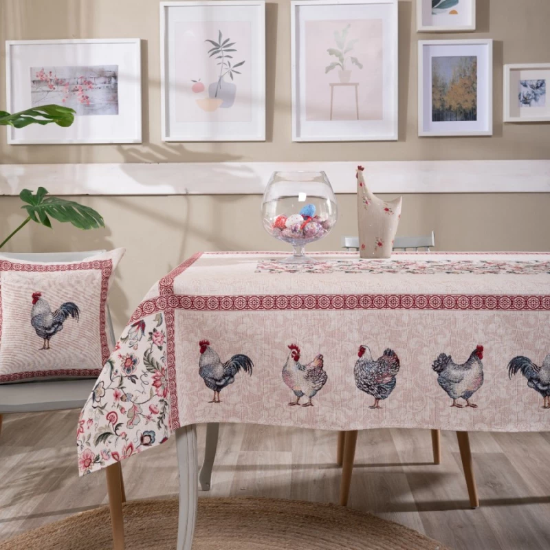 Τραπεζομάντηλο Rooster Teoran 140x140cm