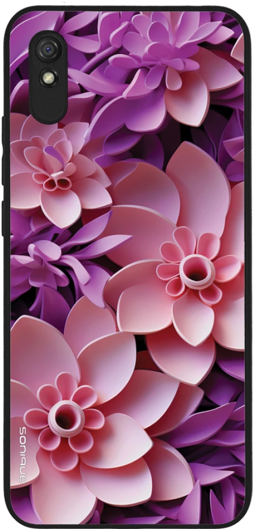 Θήκη Sonique 3D Flower Series για Xiaomi Redmi 9A / Redmi 9AT Ροζ