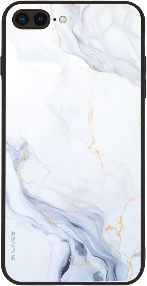 Θήκη Sonique Marble Series για Apple iPhone 7 Plus / iPhone 8 Plus Λευκό 02