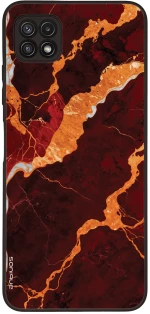 Θήκη Sonique Marble Series για Samsung Galaxy A22 5G Κόκκινο