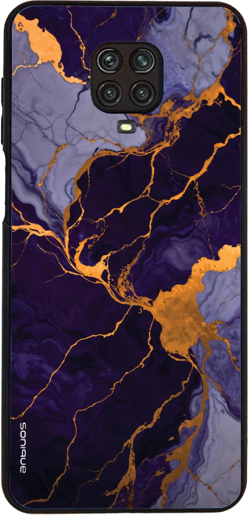 Θήκη Sonique Marble Series για Xiaomi Redmi Note 9S/9 Pro Μωβ
