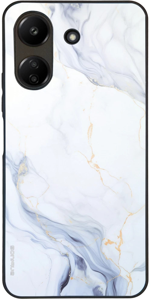 Θήκη Sonique Marble Series για Xiaomi Redmi 13C 4G / Poco C65 4G Λευκό 02