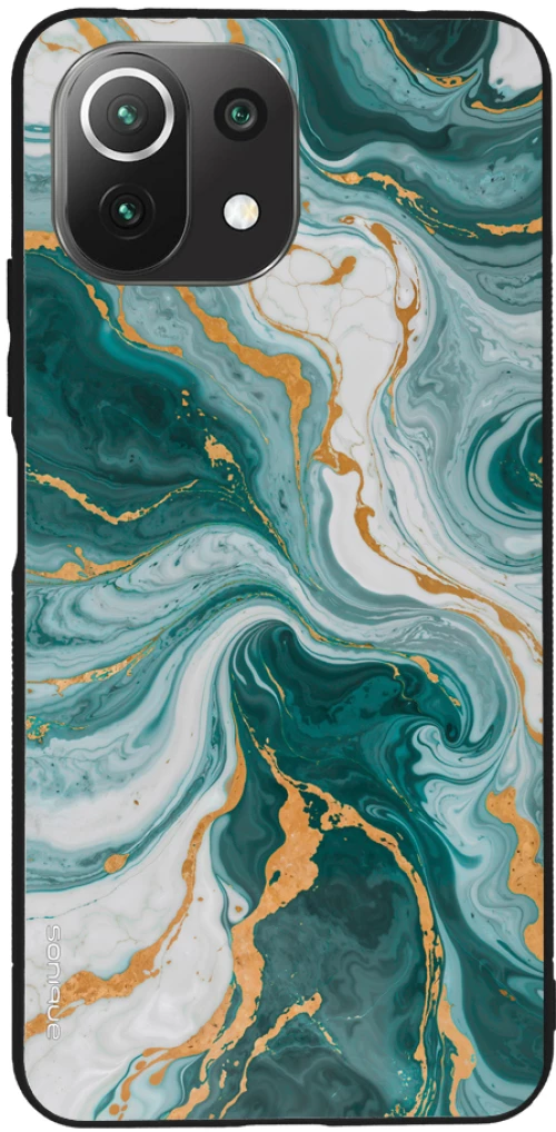 Θήκη Sonique Marble Series για Xiaomi Mi 11 Lite 4G / Mi 11 Lite 5G Πράσινο 01