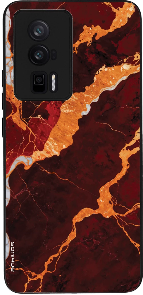 Θήκη Sonique Marble Series για Xiaomi Poco F5 Pro 5G Κόκκινο