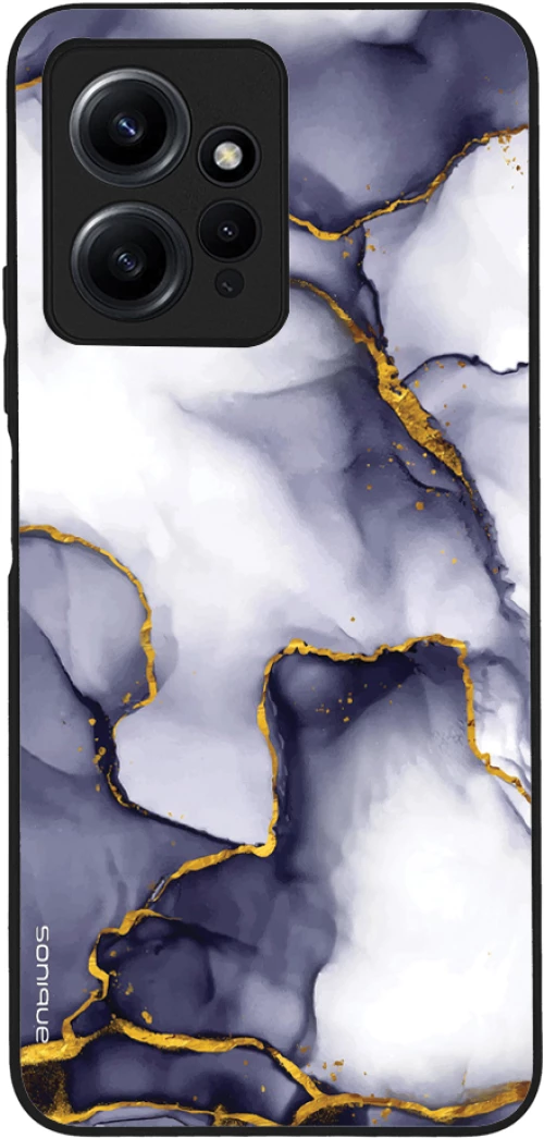 Θήκη Sonique Marble Series για Xiaomi Redmi Note 12 4G Μωβ Γκρι
