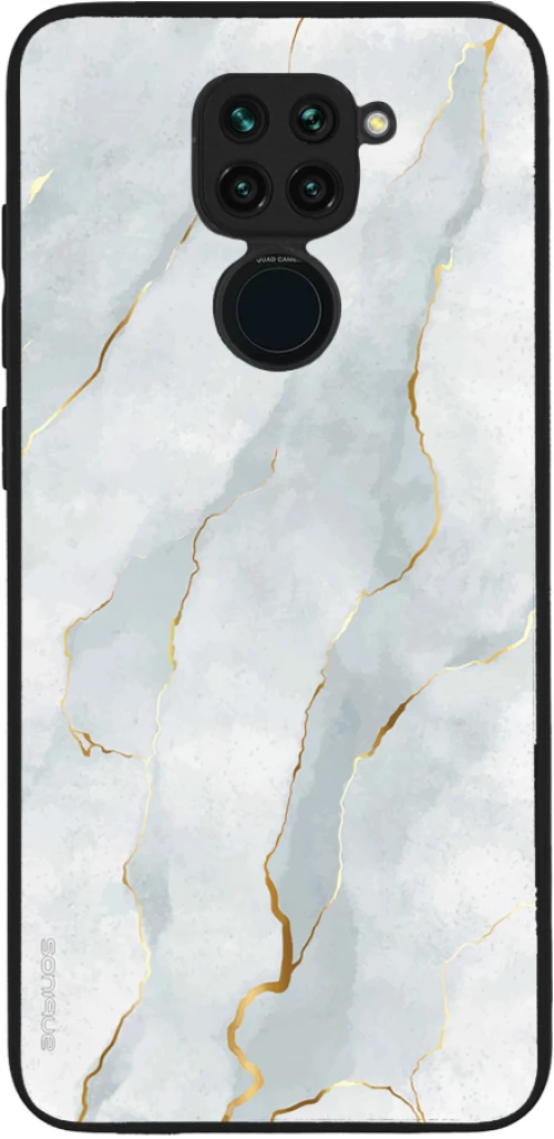 Θήκη Sonique Marble Series για Xiaomi Redmi Note 9 Λευκό 01