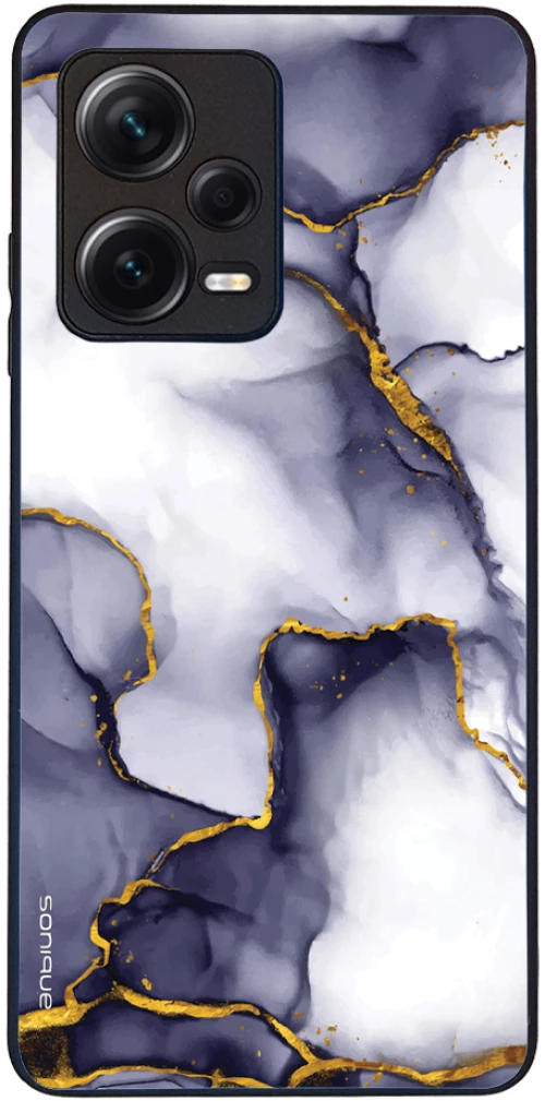 Θήκη Sonique Marble Series για Xiaomi Redmi Note 12 Pro Plus Μωβ Γκρι