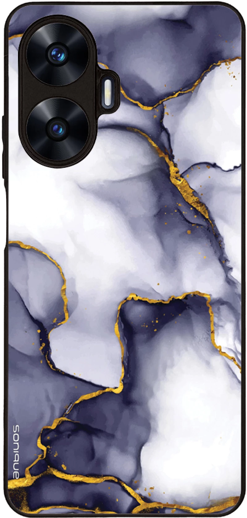 Θήκη Sonique Marble Series για Realme C55 Μωβ Γκρι