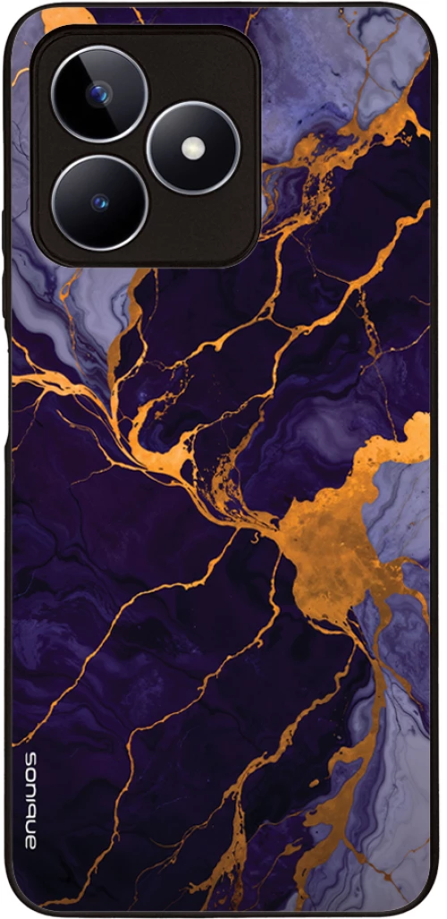 Θήκη Sonique Marble Series για Realme C51 / Realme C53 / Realme Note 50 Μωβ