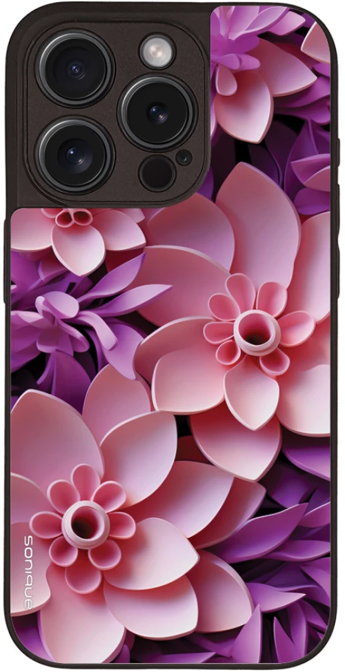 Θήκη Sonique 3D Flower Series για Apple iPhone 15 Pro Ροζ
