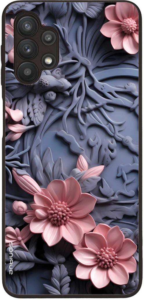 Θήκη Sonique 3D Flower Series για Samsung Galaxy A32 5G Ροζ 02