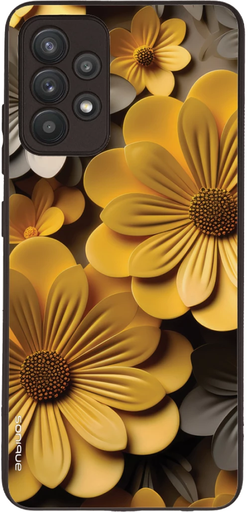 Θήκη Sonique 3D Flower Series για Samsung Galaxy A32 4G Κίτρινο
