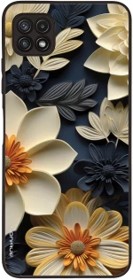 Θήκη Sonique 3D Flower Series για Samsung Galaxy A22 5G Εκρού
