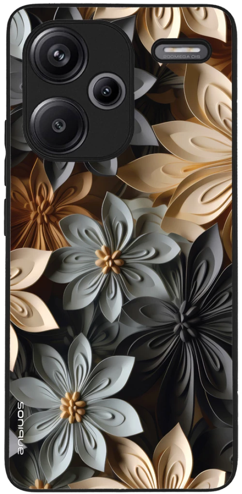 Θήκη Sonique 3D Flower Series για Xiaomi Redmi Note 13 Pro Plus 5G Γκρι