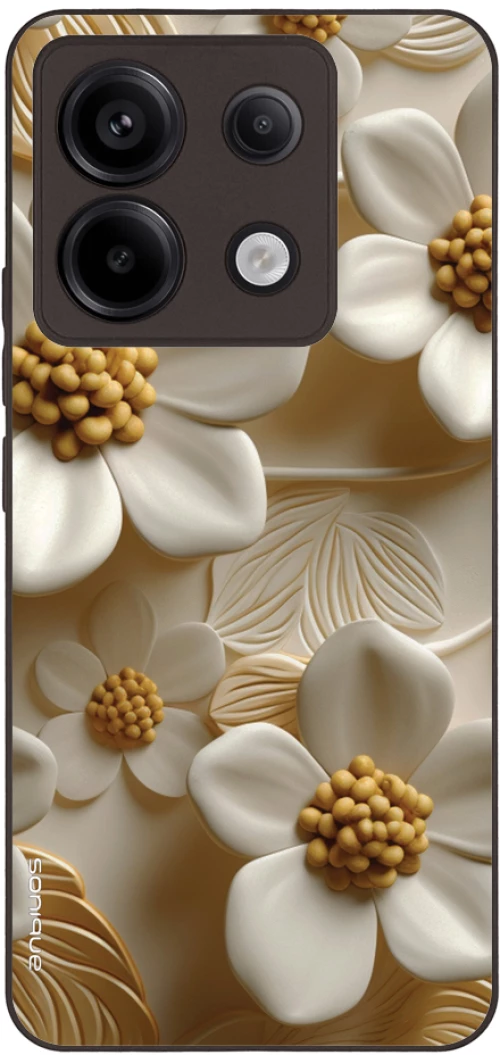Θήκη Sonique 3D Flower Series για Xiaomi Redmi Note 13 Pro 5G / Poco X6 5G Λευκό