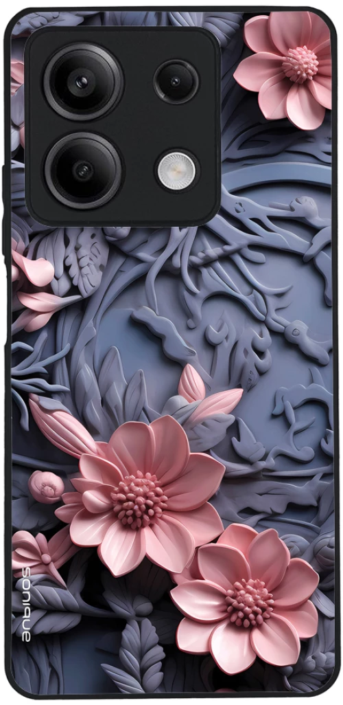 Θήκη Sonique 3D Flower Series για Xiaomi Redmi Note 13 5G Ροζ 02